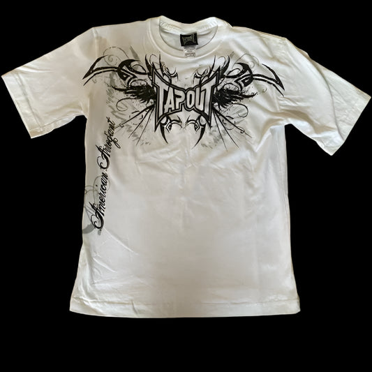 "VENOM" WHITE TAPOUT TEE